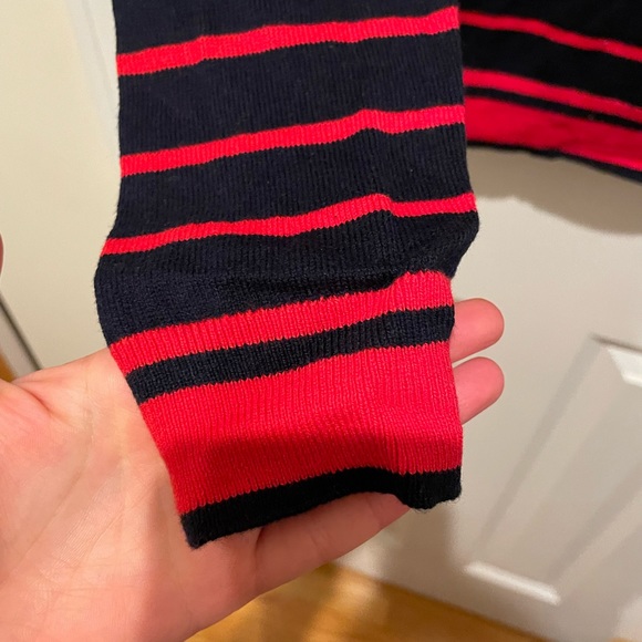 Jcrew mercantile red and black striped sweater size XS - Picture 5 of 5